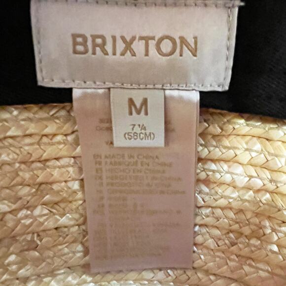 NWT Brixton Joanna straw hat in Honey Size Medium main image 6